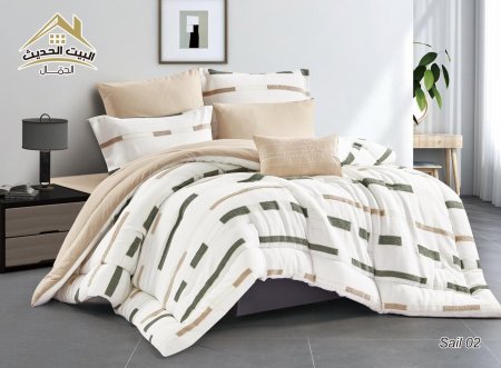 لحاف مجوز SAIL قطن تطريز 7 قطع 2026