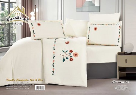 لحاف مجوز تطريز GARDEN 02( 6 قطع)