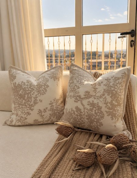 violet cushion