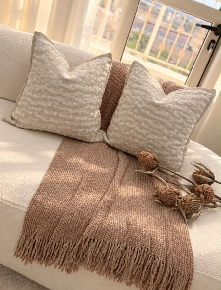 ivory cushion