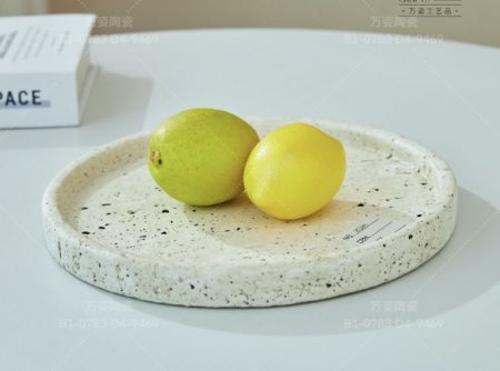 صينية ديكور دائرية اسمينت